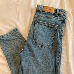 stradivarius mom jean